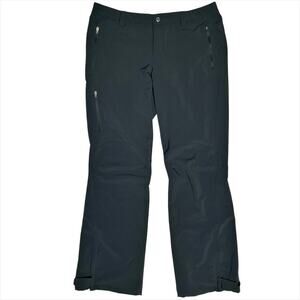 REI Durable Hiking Pants w/ Articulated Knees, Zipper Pockets, Black, Size 10P
